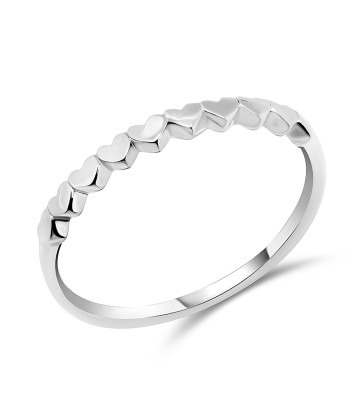 Cute Hearts Silver Ring NSR-498